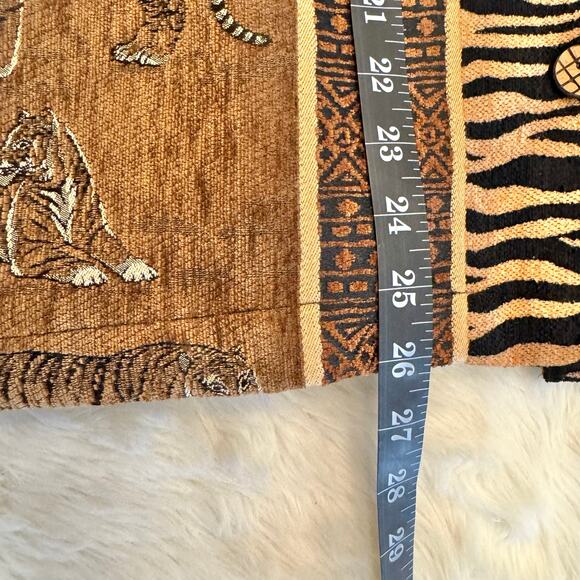 Tantrums Tiger Safari Button Down Collared Jacket XL - Picture 10 of 13